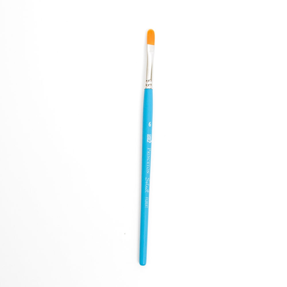 Princeton, Select, Synthetic Brush, Filbert, 6